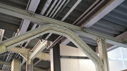 鉄骨塗装の施工箇所