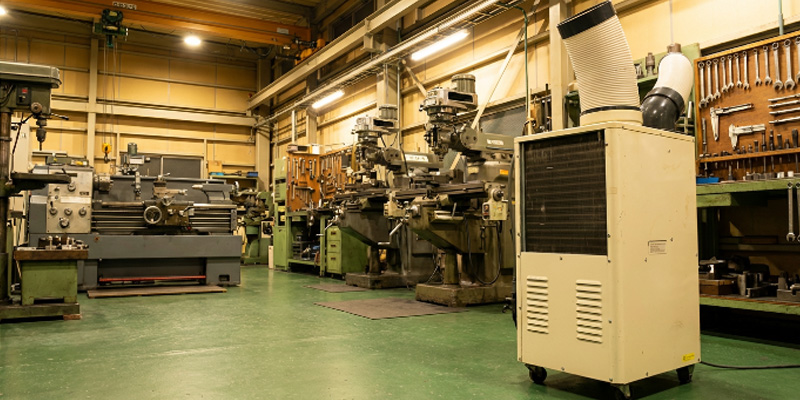 スポットクーラー　工場