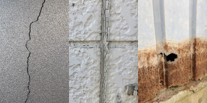 工場外壁の劣化