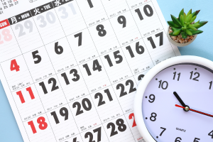 スケジュール管理のイメージ