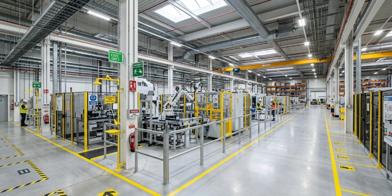 環境が整った工場のイメージ写真