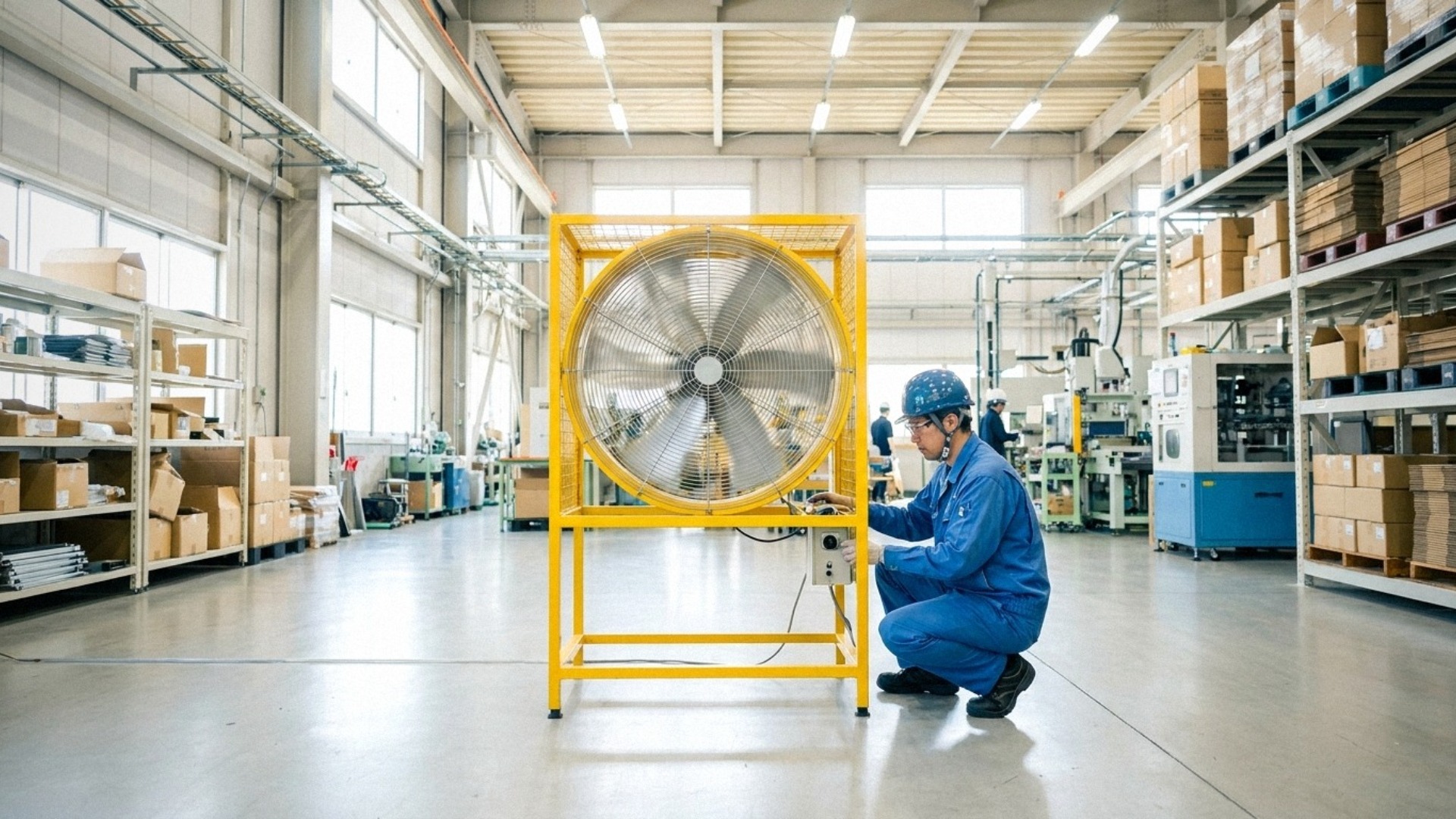 1. 工場・倉庫における扇風機（工場扇）の基本知識
